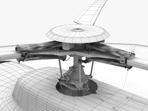 as-350 miami city police animated 3D Model