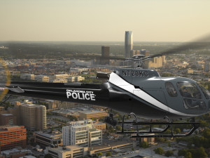 as-350 oklahoma city police animated 3D Model