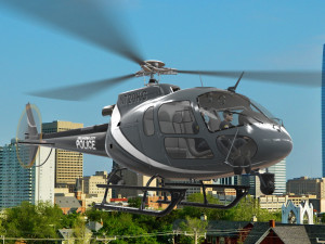 as-350 oklahoma city police animated 3D Model