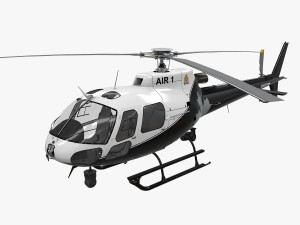 as-350 edmonton police service 3D 模型