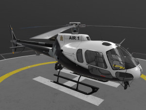 as-350 edmonton police service 3D Model