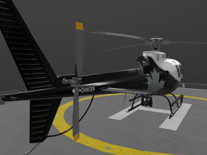 as-350 edmonton police service 3D Model
