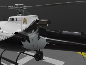 as-350 edmonton police service 3D Model