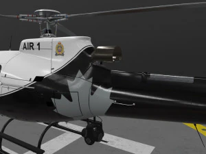 AS-350 Edmonton Police Service --226-- 3D Model