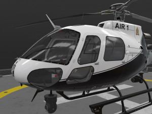 as-350 edmonton police service 3D Model