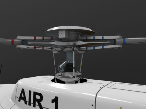 as-350 edmonton police service 3D Model