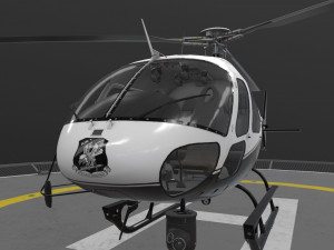 as-350 edmonton police service 3D Model