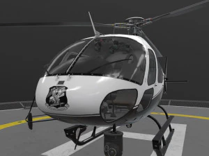 AS-350 Edmonton Police Service --226-- 3D Model