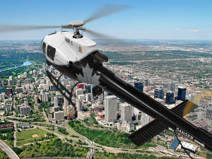 as-350 edmonton police service animated 3D Model
