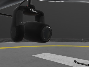 as-350 edmonton police service animated 3D Model