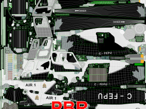 as-350 edmonton police service animated 3D Model