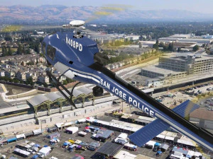 as-350 san jose police animated 3D Model