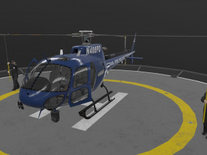 as-350 san jose police animated Modelo 3D