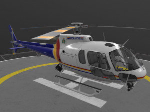 as-350 royal canadian mounted police Modèle 3D