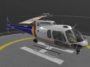 AS-350 Royal Canadian Mounted Police --221-- 3D Model