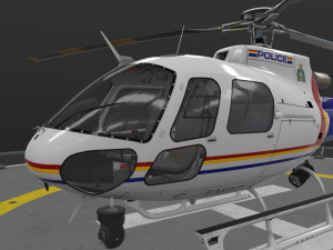as-350 royal canadian mounted police Modèle 3D