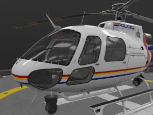 AS-350 Royal Canadian Mounted Police --221-- 3D Model