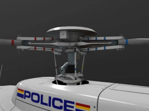 AS-350 Royal Canadian Mounted Police --221-- 3D Model