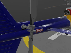 AS-350 Royal Canadian Mounted Police --221-- 3D Model
