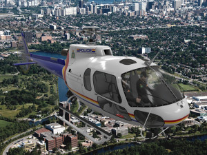 as-350 royal canadian mounted police animated 3D-Modell