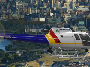 as-350 royal canadian mounted police animated 3D-Modell