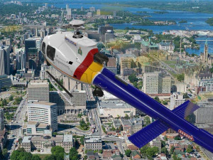 as-350 royal canadian mounted police animated 3D Model