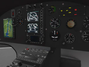 as-350 royal canadian mounted police animated 3D Model