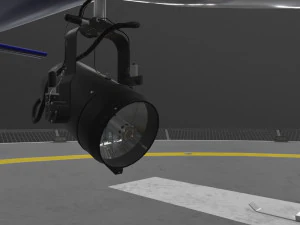 as-350 royal canadian mounted police animated 3D Model