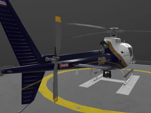 AS-350 California Highway Patrol --219-- 3D Model