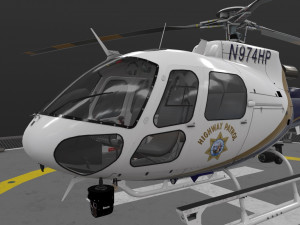 as-350 california highway patrol Model 3D
