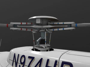 AS-350 California Highway Patrol --219-- 3D Model
