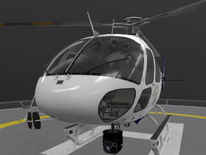 AS-350 California Highway Patrol --219-- 3D Model