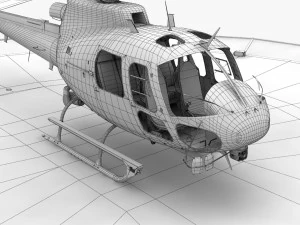 AS-350 California Highway Patrol --219-- 3D Model