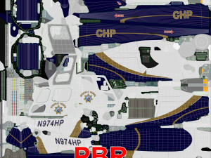 as-350 california highway patrol Model 3D