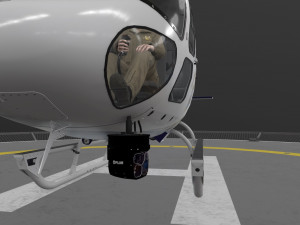 as-350 california highway patrol animated 3D Model