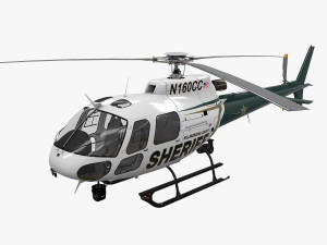 as-350 hillsborough county sheriff 3D 模型