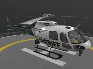 as-350 hillsborough county sheriff 3D Model