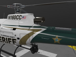as-350 hillsborough county sheriff Modello 3D