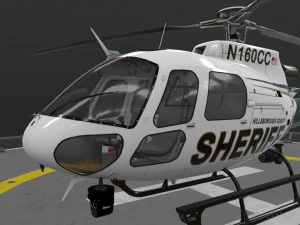 as-350 hillsborough county sheriff 3D Model