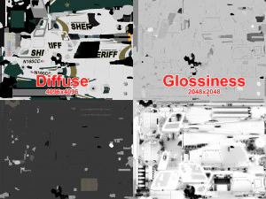 as-350 hillsborough county sheriff 3D Model