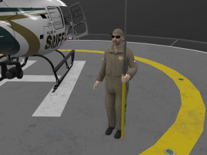 as-350 hillsborough county sheriff animated Modelo 3D
