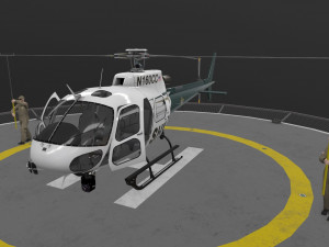 as-350 hillsborough county sheriff animated Modelo 3D
