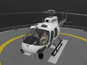 as-350 hillsborough county sheriff animated Modelo 3D