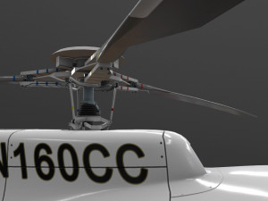 as-350 hillsborough county sheriff animated Modelo 3D