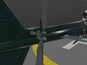 as-350 hillsborough county sheriff animated Modelo 3D