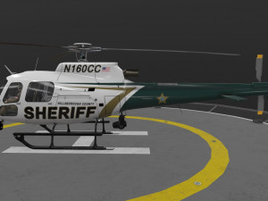 as-350 hillsborough county sheriff animated Modelo 3D