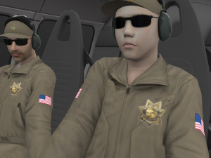 as-350 hillsborough county sheriff animated Modelo 3D