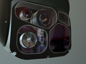 flir star safire 380 hdc 3D 모델