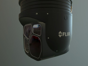 flir star safire 380 hdc 3D 모델