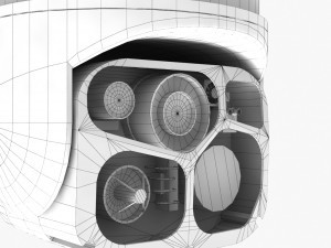 flir star safire 380 hdc 3D 모델